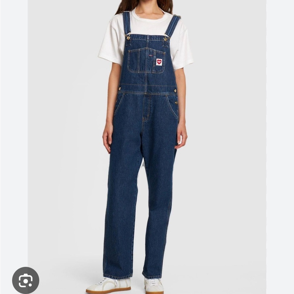 Carhartt WIP Nash Overalls in Blue Stone Wash Size Medium